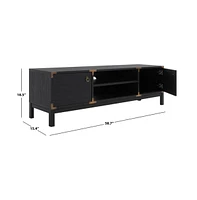 Galio 2 Door Shelf Media Stand