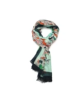 Kate Spade New York Women's Map Oblong Scarf