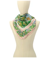 Kate Spade New York Women's Springtime Gardens Silk Square Scarf