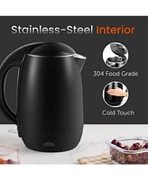 Elite Cuisine 1.8-Qt. Cool-Touch Electric Kettle with Stainless Steel Interior