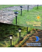 Maggift 6-Pack Waterproof Solar Path Lights for Outdoor Spaces