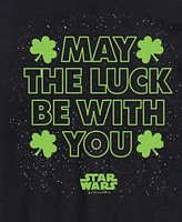 Airwaves Men's Star Wars May The Luck Short Sleeve T-Shirt