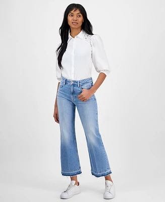 Boss Orange Women's High-Rise Kick Flare Jeans