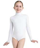 Capezio Girls Long Sleeve Turtleneck Leotard w/ Snaps