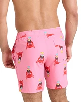 Men's Oh Buoy 2 1 7" Stretch Swim Short