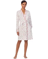 Lauren Ralph Women's Long-Sleeve Kimono Wrap Robe