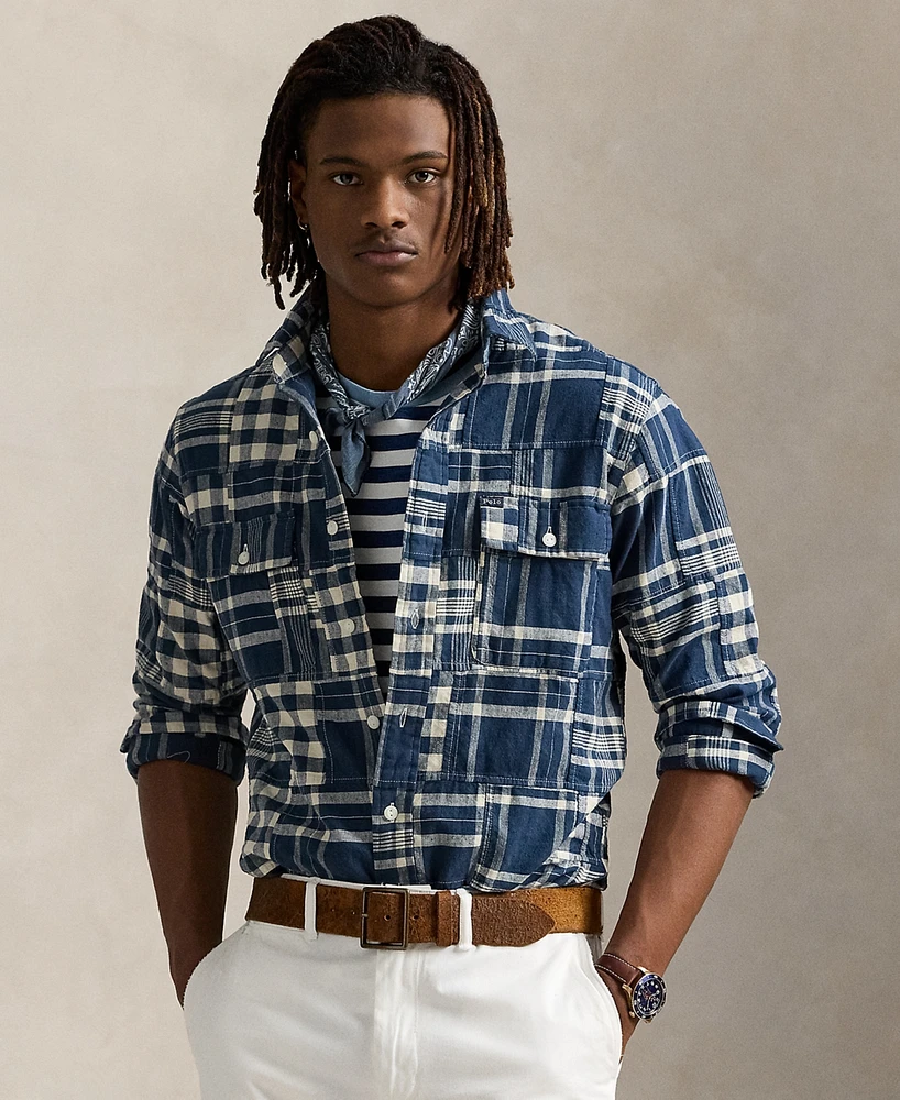 Polo Ralph Lauren Men's Classic-Fit Patchwork Workshirt