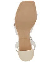 Dolce Vita Women's Brenna Satin Twist Two-Piece Block-Heel Sandals