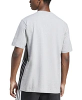 adidas Men's Essential Three-Stripes Single Jersey T-Shirt