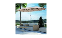 Portable Outdoor Beach Umbrella for Sunshade and Beach Relaxation