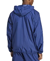 adidas Men's Essential Three-Stripes Woven Windbreaker