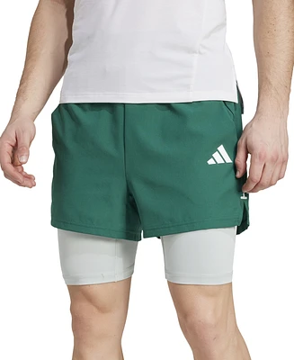 adidas Men's Gym 2-in-1 7" Shorts