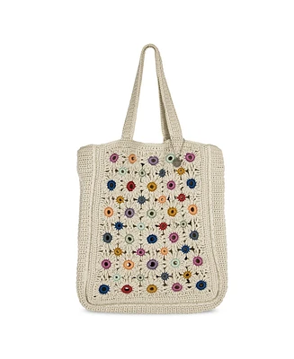 The Sak Women's Lanie Crochet Small Tote Bag