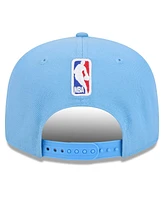 New Era Men's Light Blue Utah Jazz 2024/25 City Edition Alternate 9FIFTY Snapback Hat