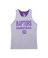 Mitchell & Ness Men's Purple/White Toronto Raptors Hardwood Classics Reversible Mesh Practice Jersey