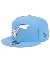 New Era Men's Light Blue Utah Jazz 2024/25 City Edition Alternate 9FIFTY Snapback Hat