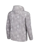 Tommy Bahama Men's Gray Penn State Nittany Lions Palm Frenzy Hoodie Long Sleeve T-Shirt