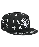 New Era Men's Black Chicago White Sox Team Confetti 59FIFTY Fitted Hat