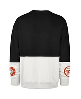 '47 Brand Men's and Women's Black Detroit Pistons 2024/25 City Edition On Five Maximalist Pullover Sweatshirt