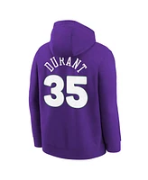 Nike Big Boys and Girls Kevin Durant Purple Phoenix Suns 2024/25 City Edition Name Number Pullover Hoodie