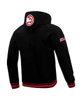 Pro Standard Men's Black Atlanta Hawks Area Code Pullover Hoodie