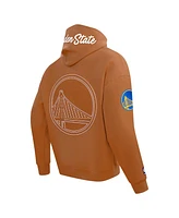 Pro Standard Men's Brown Golden State Warriors Paint the City Pullover Hoodie