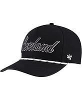 '47 Brand Men's Black Cleveland Browns Overhand Speckle Hitch Adjustable Hat