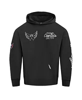 Pro Standard Men's Black Washington Capitals Paint the City Pullover Hoodie