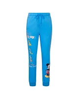 Freeze Max Women's Blue Mickey Friends Always Together Fleece Jogger