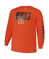 Fanatics Men's Orange Cincinnati Bengals Big Tall Vision Long Sleeve T-Shirt