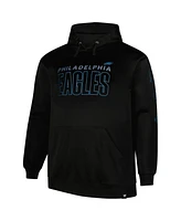 Fanatics Men's Black Philadelphia Eagles Big Tall Fleece Pullover Hoodie