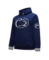 Mitchell & Ness Men's Navy Penn State Nittany Lions Chainstitch Fleece Pullover Hoodie