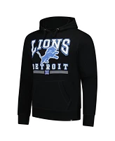 '47 Brand Men's Black Detroit Lions Packed House Headline Pullover Hoodie