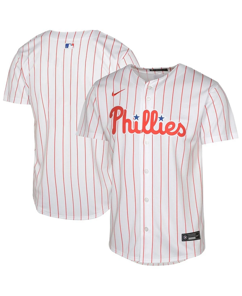 Nike Big Boys and Girls White Philadelphia Phillies Home Game Jersey