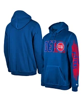 New Era Men's Detroit Pistons Red Tip-Off Collection Pullover Hoodie