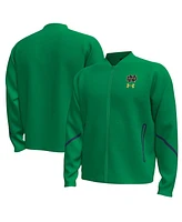 Under Armour Men's Green Notre Dame Fighting Irish Unstoppable Full-Zip Bomber Jacket