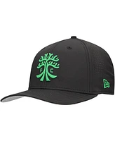 New Era Men's Black Austin Fc 9SEVENTY Coolera Stretch-Snap Adjustable Hat