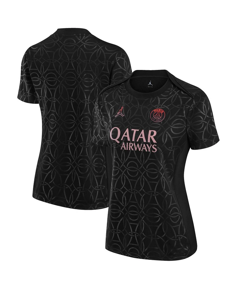 Jordan Women's Black Paris Saint-Germain 2024/25 Academy Pro Pre-Match Top