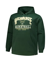 '47 Brand Men's Hunter Green Milwaukee Bucks Good Call Headline Pullover Hoodie