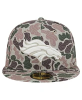 New Era Men's Camo Denver Broncos Geo 59FIFTY Fitted Hat