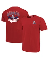 Image One Men's Red Arizona Wildcats Softball Walk Off T-Shirt