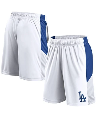 Fanatics Men's White Los Angeles Dodgers Primary Logo Shorts