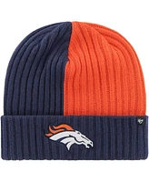 '47 Brand Men's Navy Denver Broncos Fracture Cuffed Knit Hat