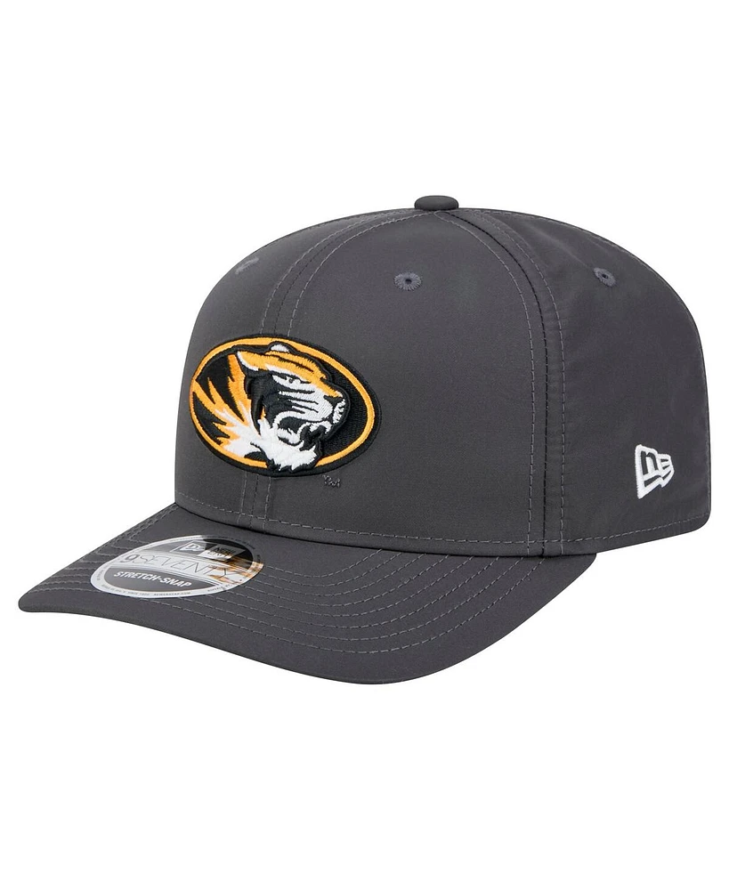 New Era Men's Charcoal Missouri Tigers 9SEVENTY Stretch-Snap Hat