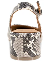 Gentle Souls Women's Georgia Slingback Block-Heel Pumps