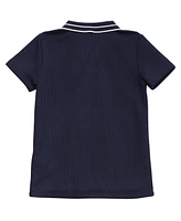 Guess Big Boys Textured Knit Polo