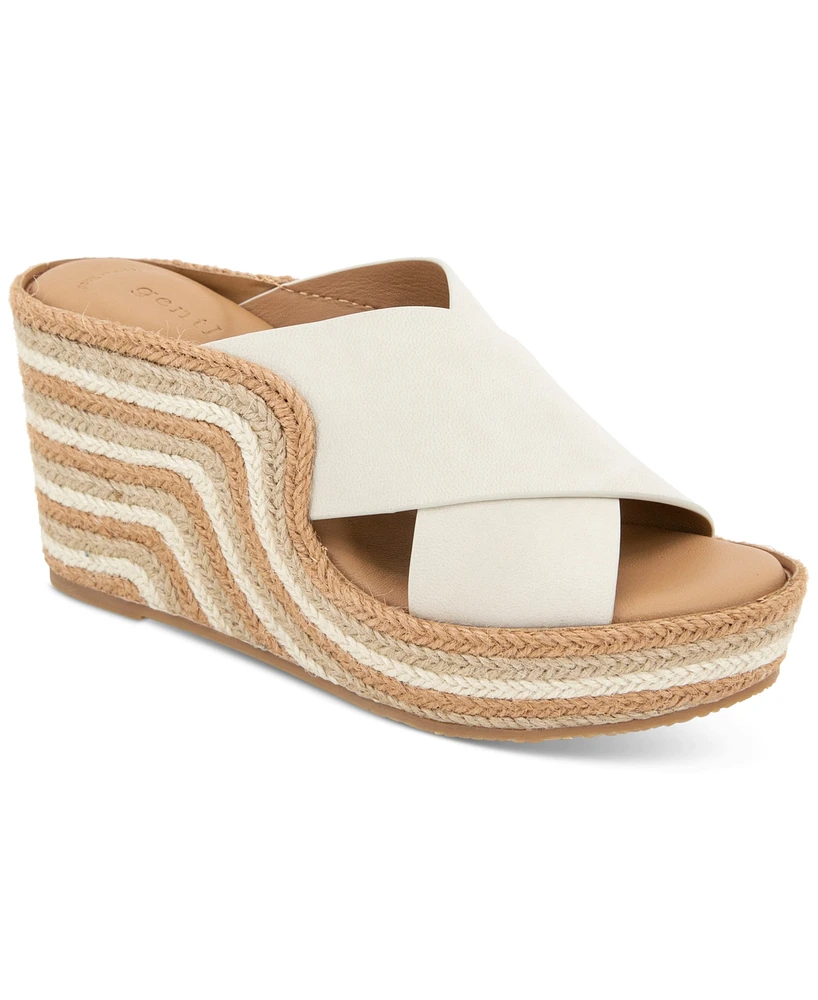 Gentle Souls Women's Porto Wedge Sandals