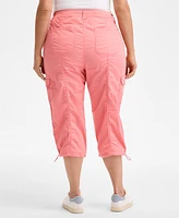 Style & Co Plus Cargo Capri Pants, Exclusively at Macy's