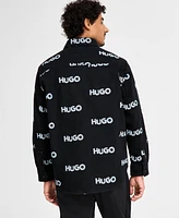 Hugo by Boss Men's Oversized-Fit Logo Shirt Jacket