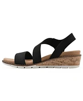 Cliffs by White Mountain Women's Tinnley Wedge Slip-On Sandals